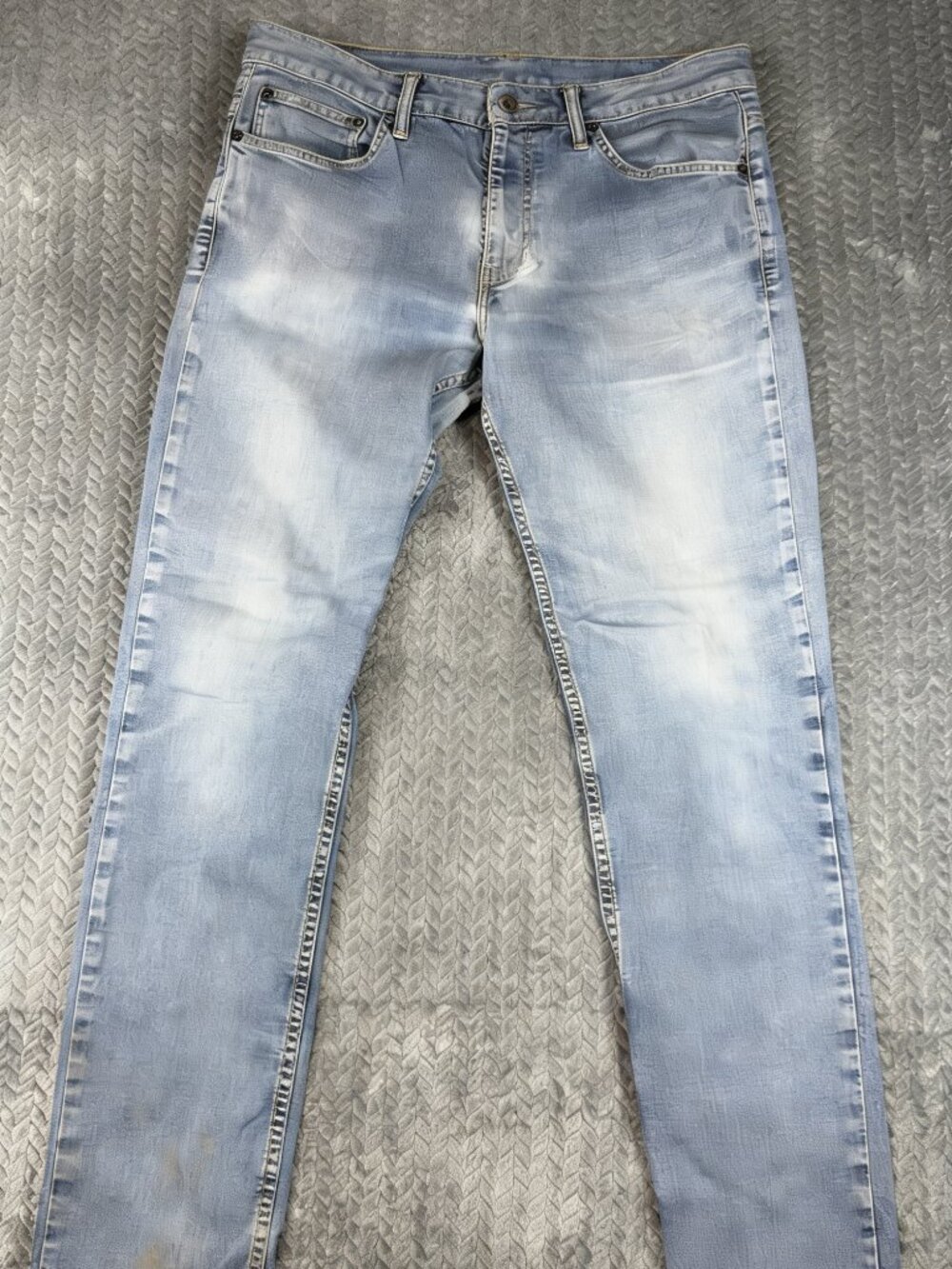 Levis 511 Jeans Mens 34x34 Blue Slim Straight Stretch Medium Wash Denim